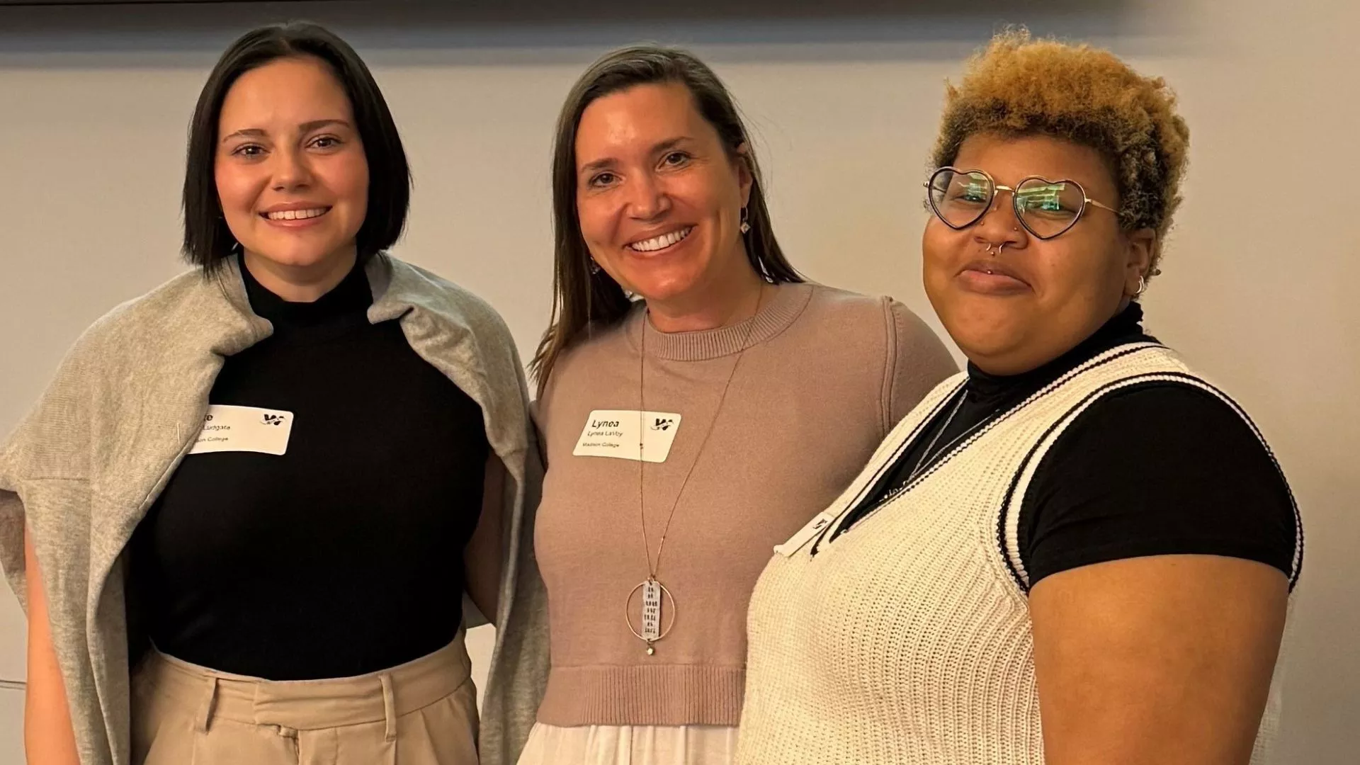 Nat Mason with faculty and staff at hotel event.