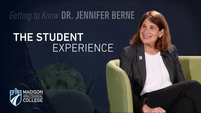 Madison College - Getting to Know Dr. Berne | The Student Experience