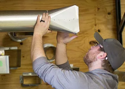 HVAC Image of Student