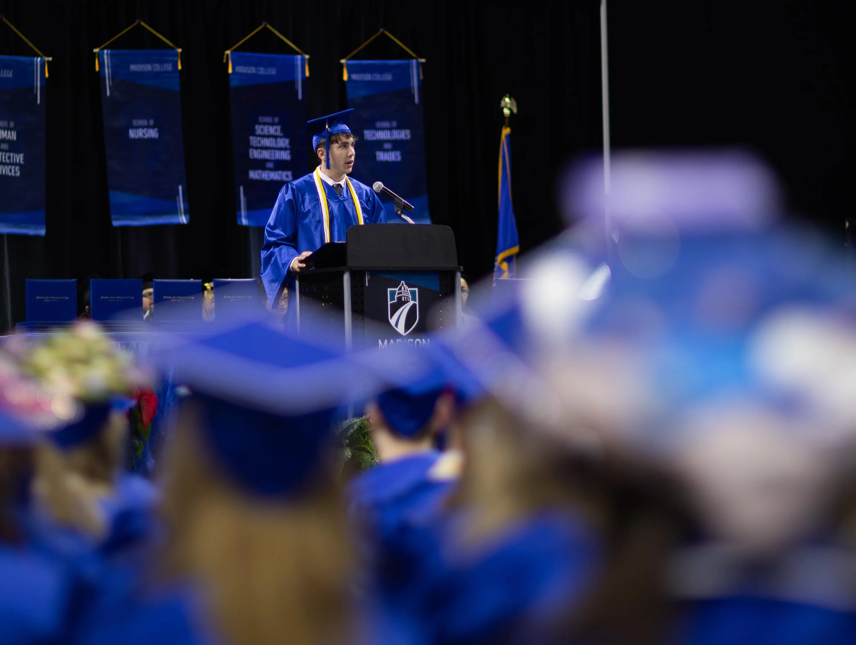 Madison College student Alex Kaiser