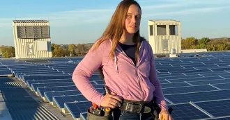 Andrea Southgate, Madison College renewable energy student