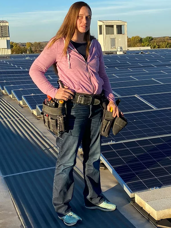 Andrea Southgate, renewable energy student