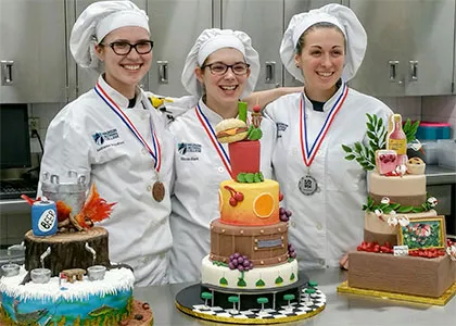 award-winning Madison College baking and decorative arts students