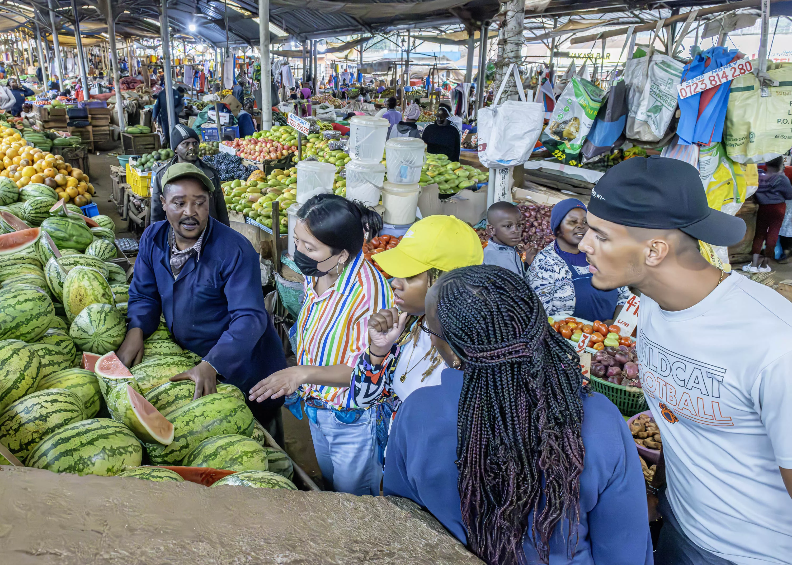 Study Abroad Program Kenya August 2024 Bartering at the Limuru Market