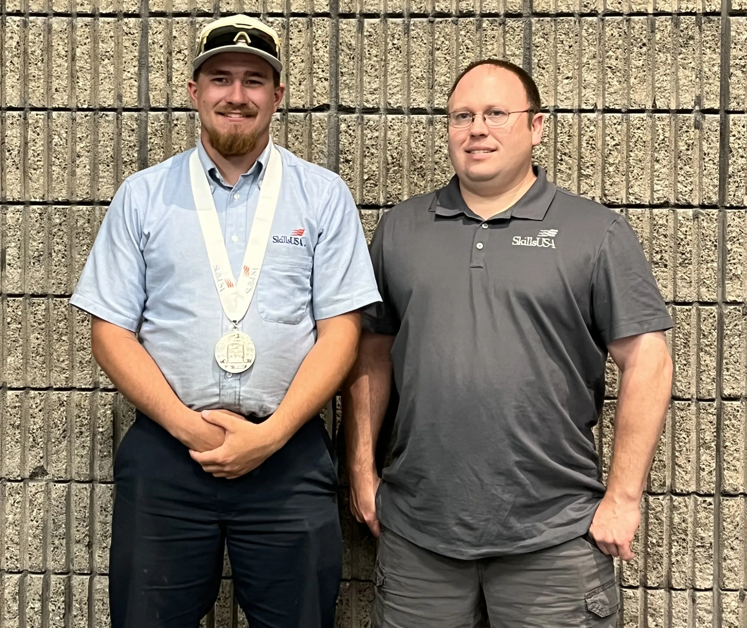 Ben Strupp and Aron Kershaw 2025 national skills USA.