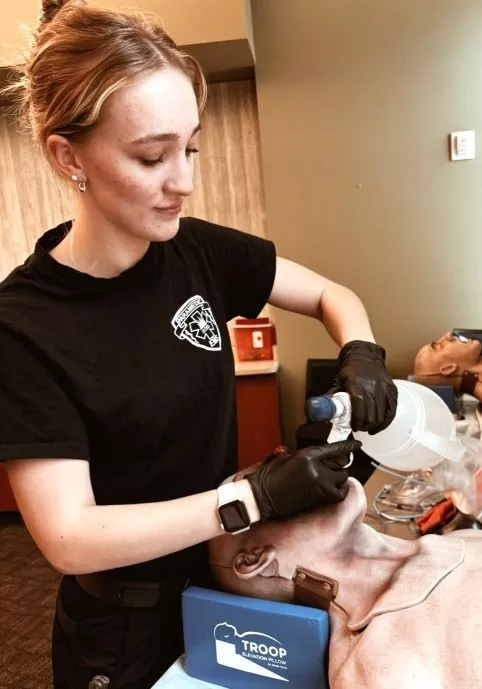 NextGen Responders Academy graduate Charlotte Franseen is continuing her studies at Madison College.