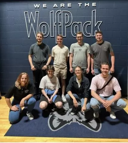 Photo of German apprentices at Madison College campus.