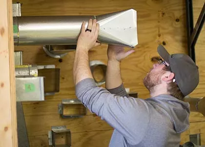 Industrial Mechanic HVAC Image of Student
