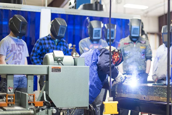 welding lab at Madison College