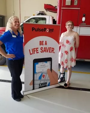 Fire Captain Jen Roman and Victoria “Tori” Smith