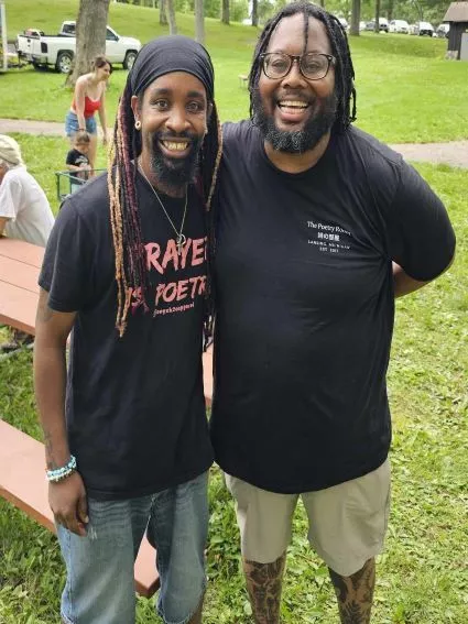 Poets from the Juneteenth Day event in Baraboo.