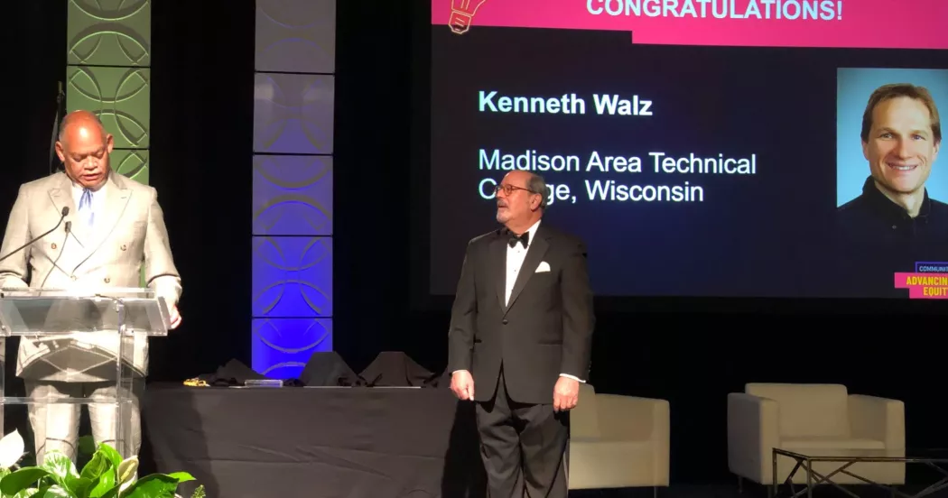 Walz receives ACCT award