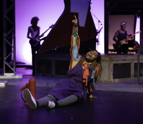 Madison College student Mauriana Barksdale honed years of theatrical skills to fill out the persona of Regina, who is a passionate firecracker who cares about preserving the Sunset Strip. 