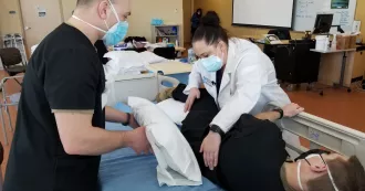 National Guard training at Madison College