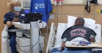 Madison College and Edgewood nursing mannequins