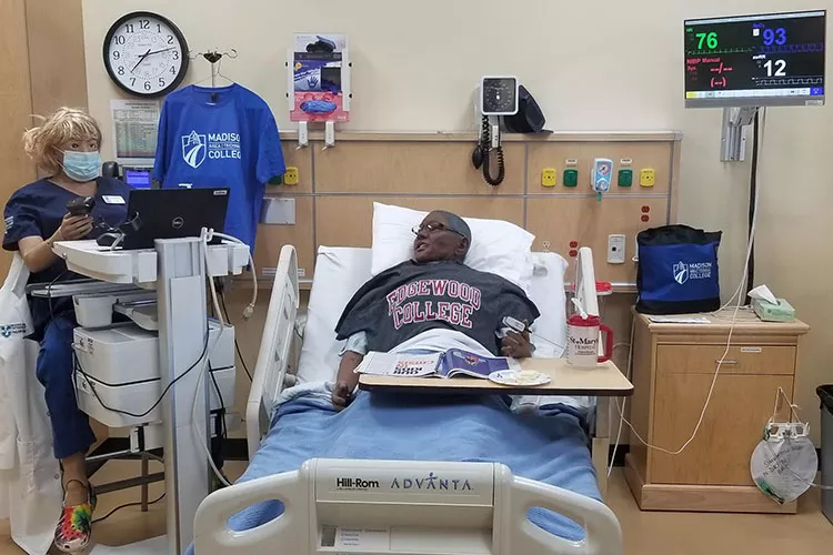 Madison College and Edgewood nursing mannequins