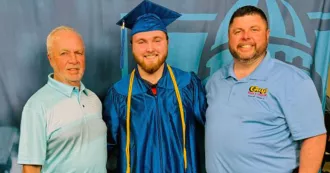 Photo of Guy, Max and Ryan Richard