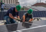 CREATE Energy Solar Institute solar panel installation