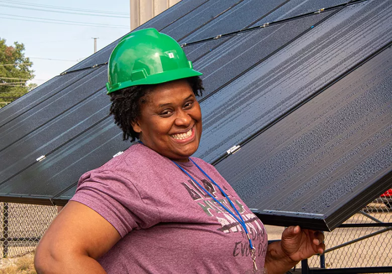 CREATE Energy Solar Institute STEM instructor