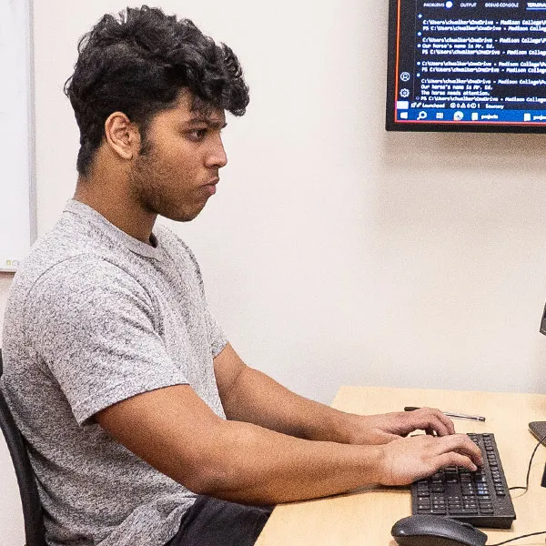 Jose R., Madison College web developer student