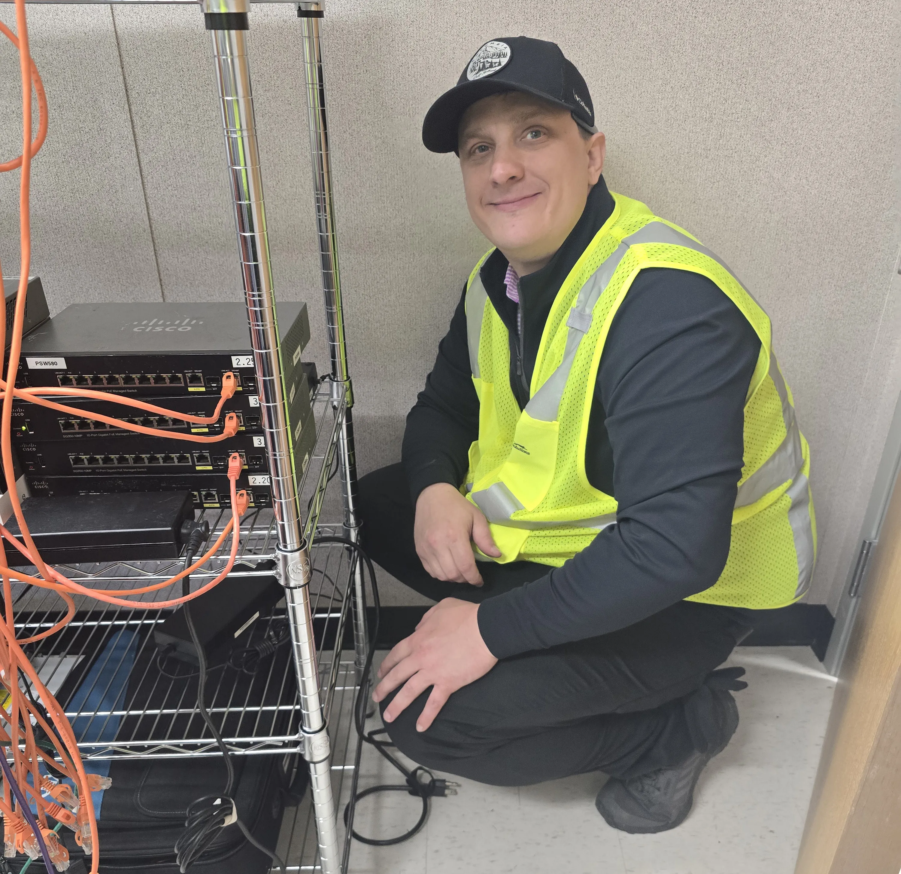 IT student Zach Reynolds